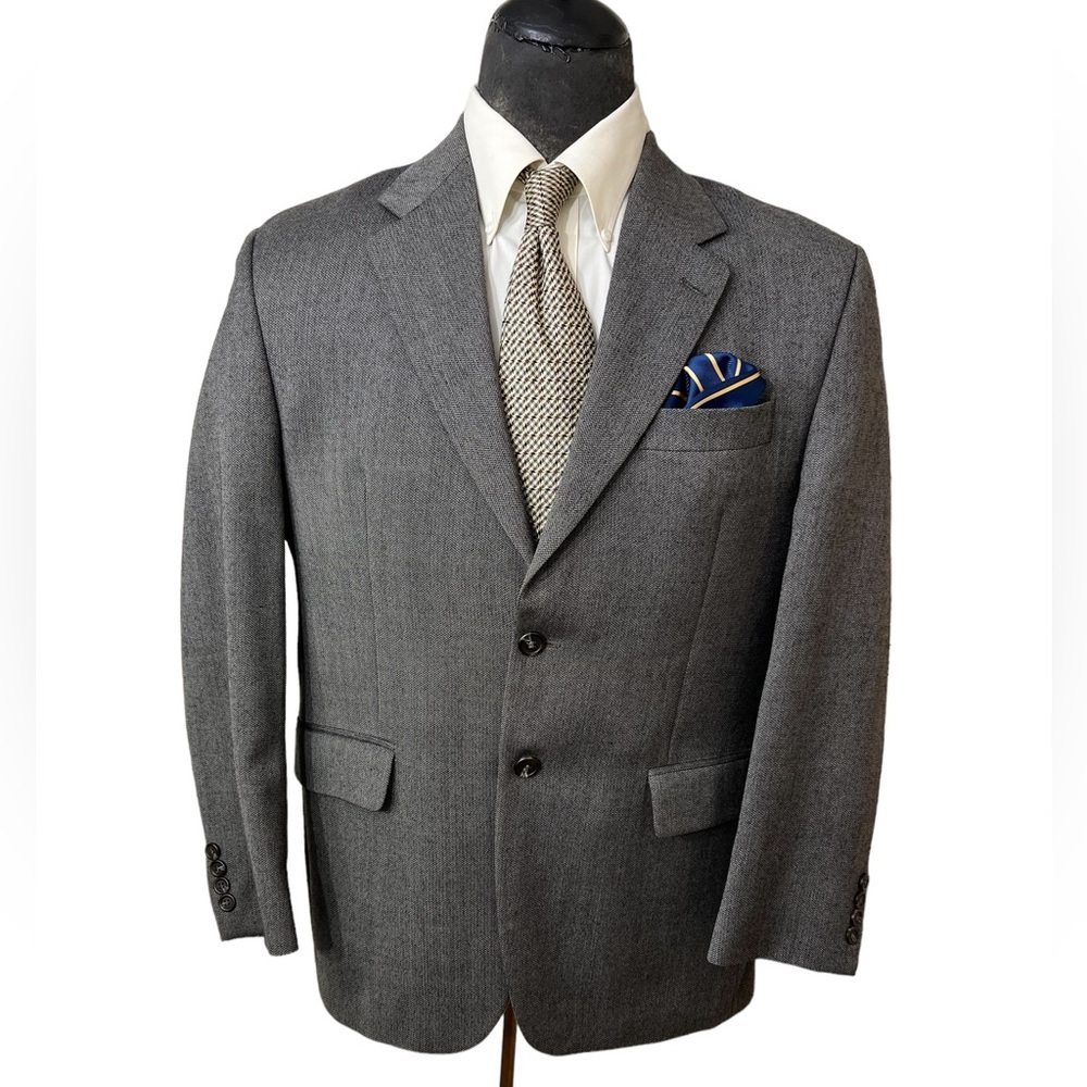 Lauren Ralph Lauren Mens Sports Blazer Size 40s 100% Pure Wool. Woven